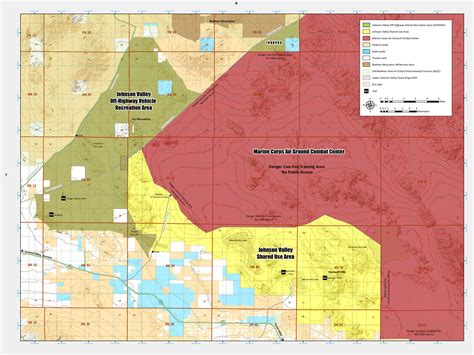 johnson valley map|Johnson Valley OHV Area